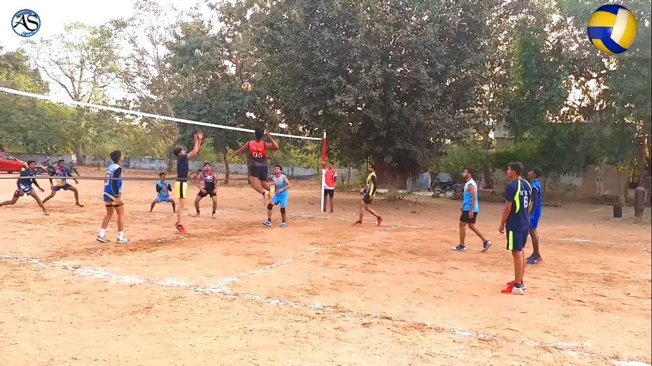 Volleyball Sports Pratice Match KSV University Vs Ahmedabad Police