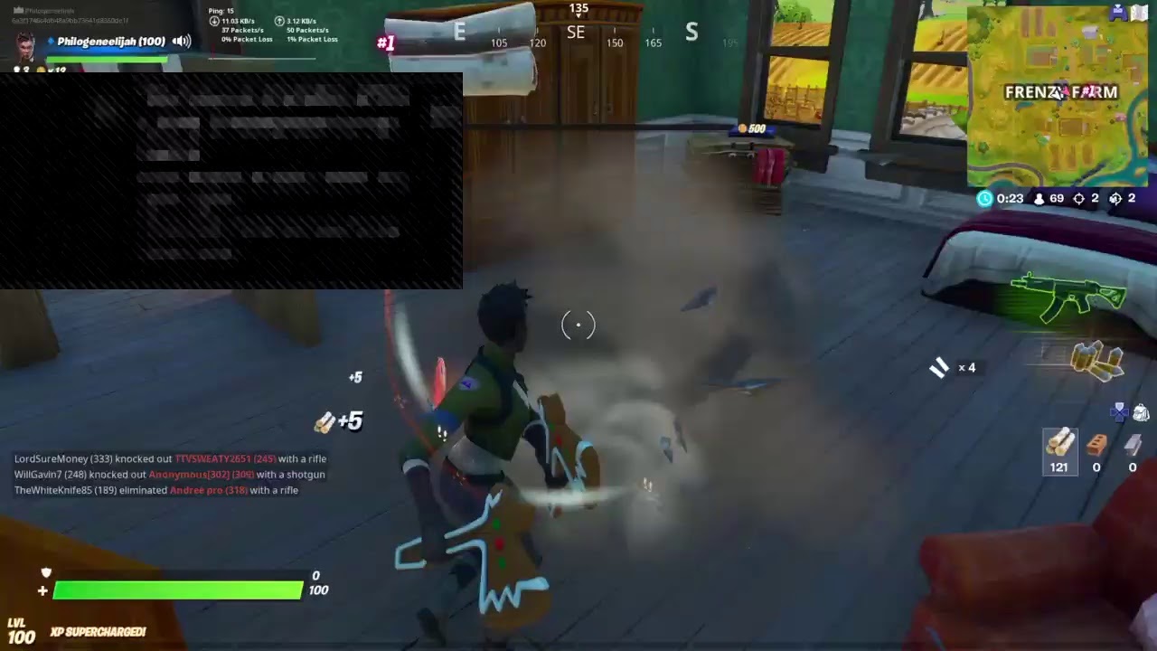 Fortnite 1v1ing tefu