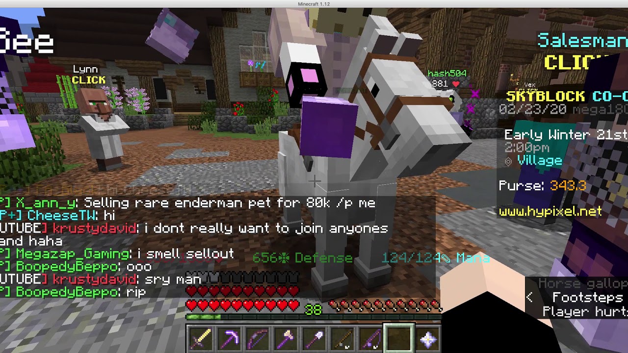 Skyblock Horse Glitch YouTube