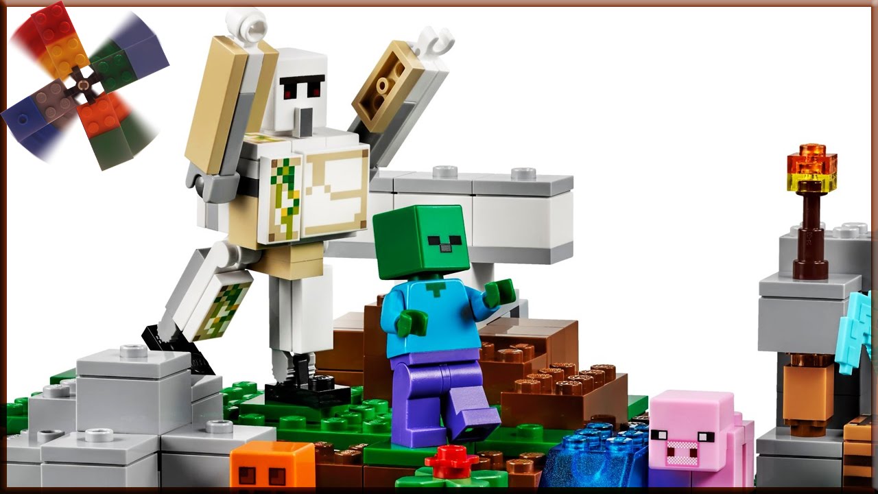 LEGO MINECRAFT The Iron Golem Speed Build Set 21123 YouTube