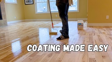 How to apply polyurethane (finish) to a hardwood floor