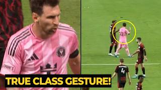 Messi Still Showed Respect To The Red Bulls Players Despite Being Angry After The Draw