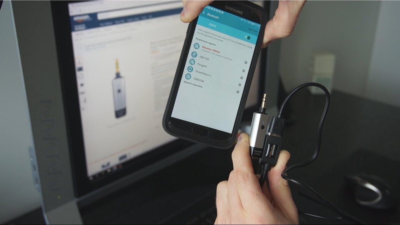 De la musique en streaming bluetooth grâce à la clé audio Maceton