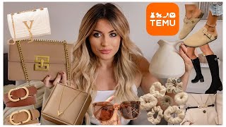 HUGE TEMU HAUL  Homeware, fashion & organisation must haves ❤