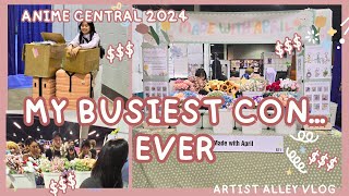 The most $$$ I've ever made in Artist Alley   Anime Central 2024 Vlog