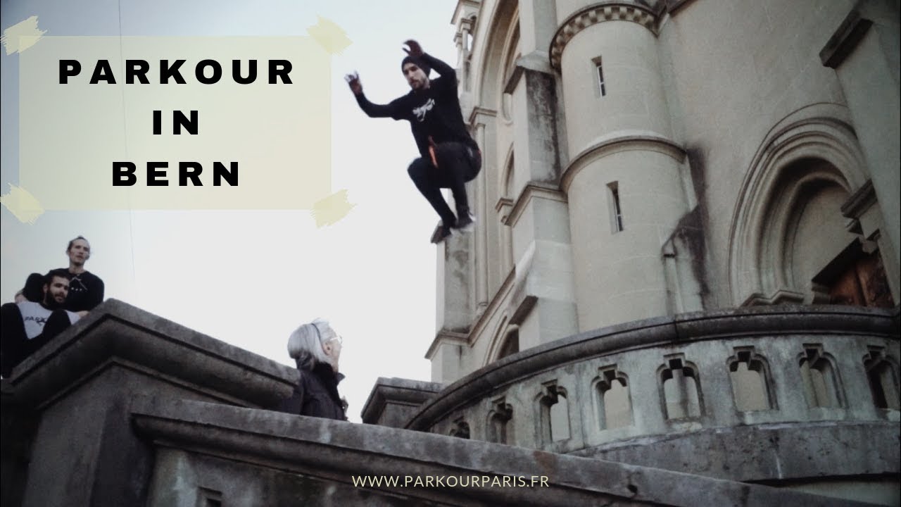 jumping a car Parkour Paris x Bern