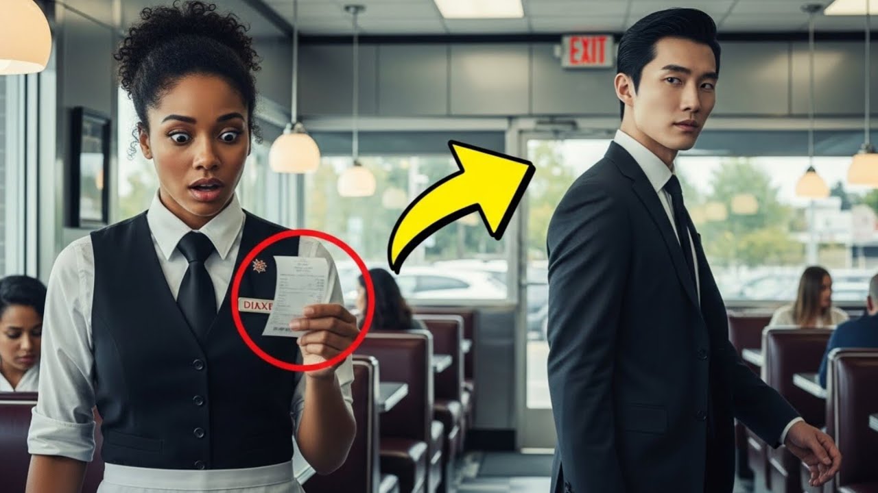 BILLIONAIRE LEFT $1 TIP — BUT THE BLACK WAITRESS FOUND WHAT HE WROTE ON THE RECEIPT