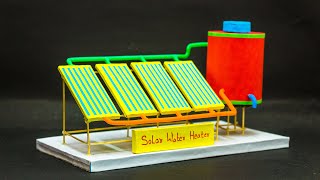 Solar Water Heater Working Model | School Science Projects