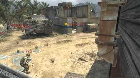 Amazing crazy tomahawk kill on Firing Range-black ops