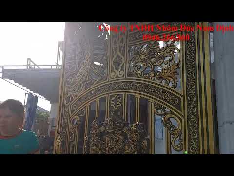 Video ✅ Mẫu cổng biệt thự bằng nhôm đúc có mái ngói CỰC ĐẸP,... - youtube