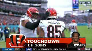 Tee Higgins gives the Bengals the lead vs. Titans