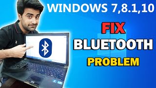 How To Fix Bluetooth Problem On Windows 7/8/10 | Bluetooth Icon Missing