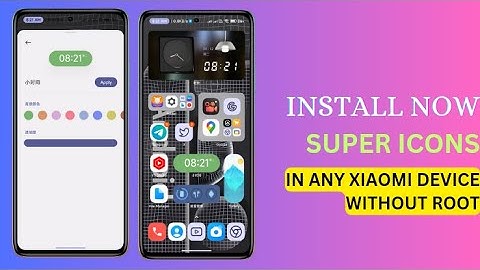 Install MIUI 15 Super Icons New Widgets in any Xiaomi Device without root