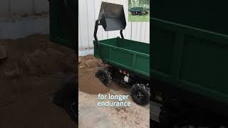 Remote Self-Feeding Tilt Unloading Utility Vehicle with Best Price