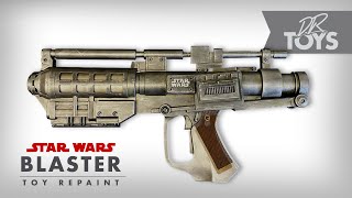 Lets Repaint this ugly Hasbro Star Wars Blaster into something awesome - HOW TO tutorial by DR Toys