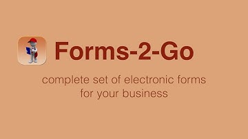 Forms-2-Go app preview - iPad