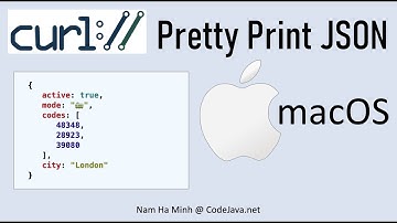 curl - Pretty Print JSON output on macOS