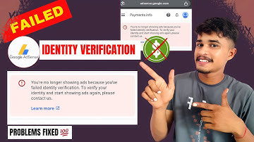 Google Adsense Take action button not showing problem || Google adsense identify verification fix