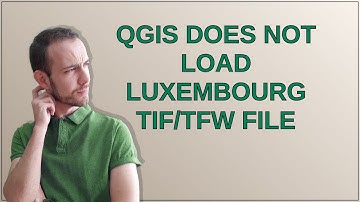 Gis: QGIS does not load Luxembourg TIF/TFW file