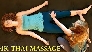 4k Thai Massage Part 1 – How to Do Thai Massage Therapy Techniques