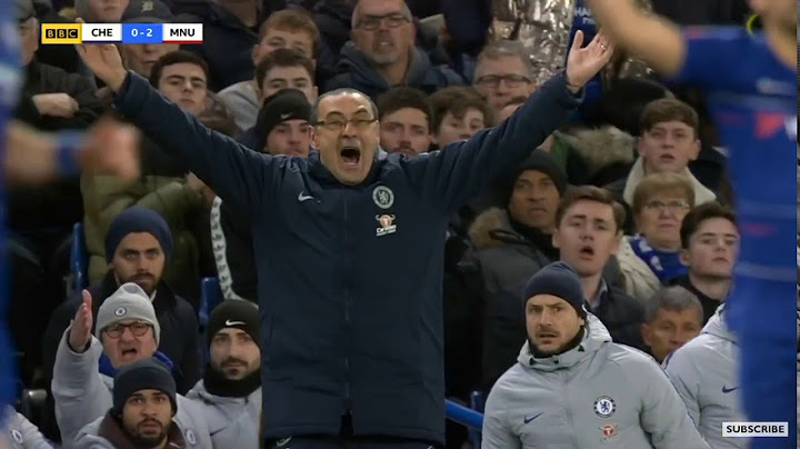 Chelsea 0-2 Manchester United