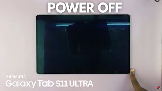 How To Turn OFF Samsung Galaxy Tab S11 Ultra