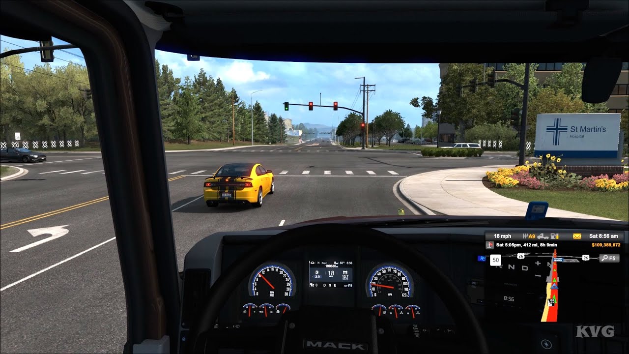 American Truck Simulator Gameplay (PC HD) 