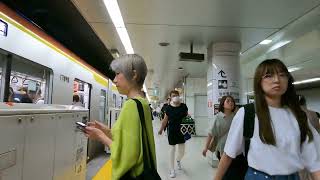 Shinjuku-sanchome Station Walk | Tokyo Metro Exploration | Japan 4K