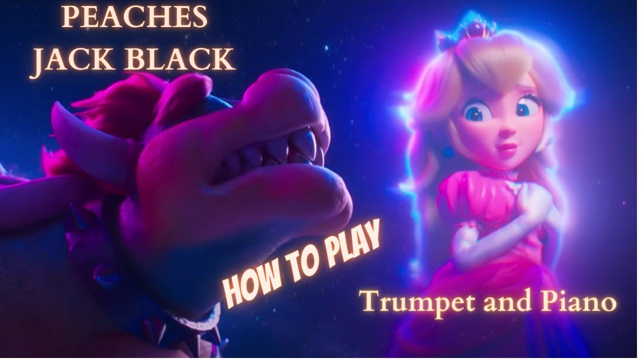 Peaches _ Jack Black _for Trumpet Bb and Piano _ key C major YouTube