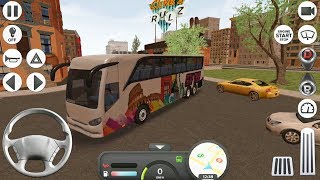 Coach Bus Simulator - #12 New Bus Unlocked | Bus Games 3D - Android iOS GamePlay FHD screenshot 4