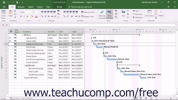 Project 2016 Tutorial Updating Tasks Individually Microsoft Training