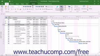 Project 2016 Tutorial Updating Tasks Individually Microsoft Training