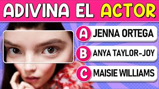 Adivina el &quot;ACTOR POR SUS OJOS&quot; 👀| ¿Cuántos &quot;ACTORES&quot; Reconoces? Reto/Trivia/Quiz