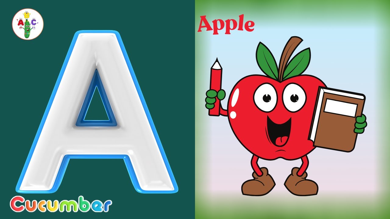 ABC Phonics Song for kids - Learn Letters & Sounds! || A for Apple A ...