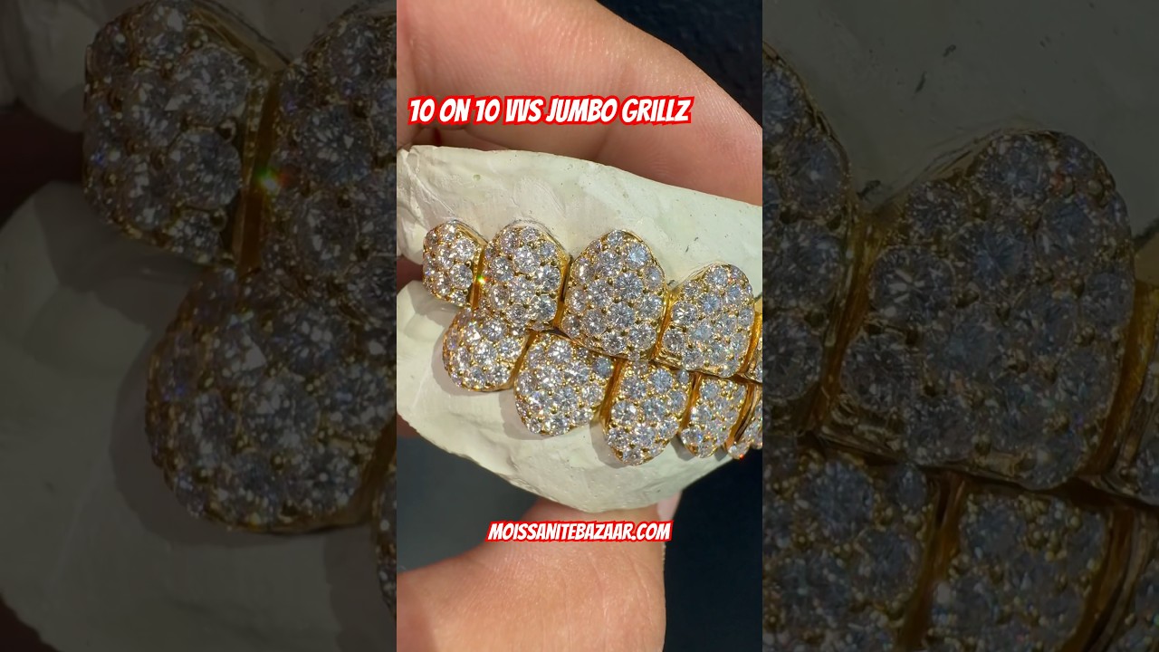 JUMBO VVS Grillz | MoissaniteBazaar.com 