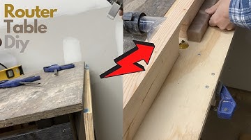 A Foldable Router Table DIY - Router table for a small shop