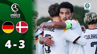 Spectacular opener for the juniors! U19 national team defeats Denmark | Germany U19 - Denmark U19