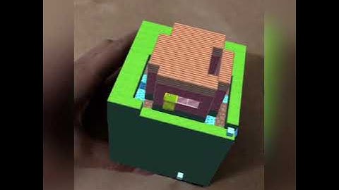 Building a house in merge cube