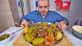 موكبانغ اكل الدولمة العراقية البصراوية Iraqi Dolma Mukbang Eating Show