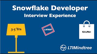 LTIMindtree Interview Experience | Data Engineer Interview | Snowflake Developer