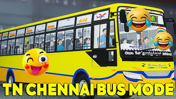 Bus Simulator Indonesia Tamil | TNSTC Yellow Bus Mod Gameplay | Ultra HD