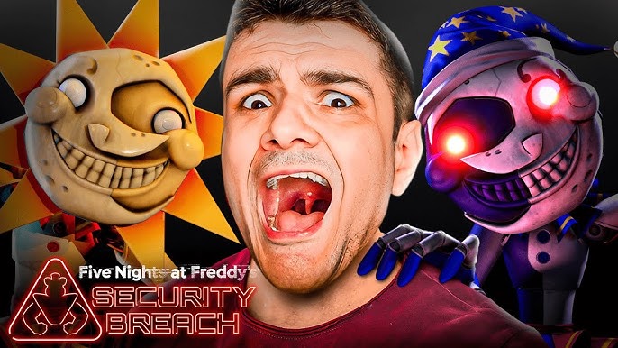 FINALMENTE JOGUEI FNAF SECURITY BREACH E JÁ TOMEI JUMPSCARE! (Five Nights  at Freddy's) 