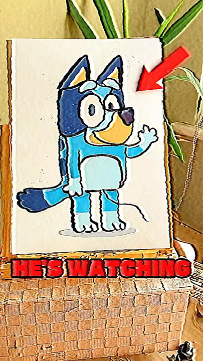 Download lagu Never paint Bluey at 3:00 AM‼️🐶😱