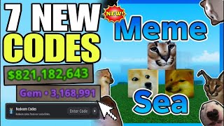 New Codes Roblox Meme Sea Codes In November 2025 Meme Sea Roblox Codes Meme Sea Code