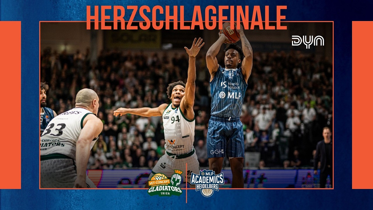 Highlights: VET-CONCEPT Gladiators Trier - MLP Academics Heidelberg easyCredit BBL | Dyn Basketball