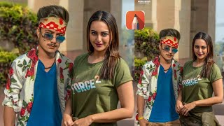 #photoedit #sonakshisinha Realistic photo editing in autodesk Sketchbook with sonakshi sinha screenshot 4