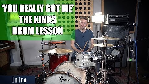 You Really Got Me Drums version - Drums performance video thumbnail