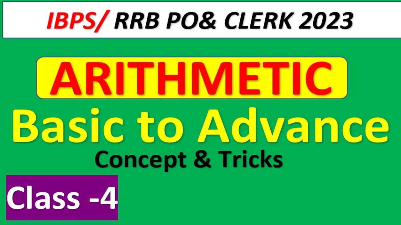 Ibps Arithmetic important arithmetic questions for ibps rrb #arithmetic #ibps #rrb ...