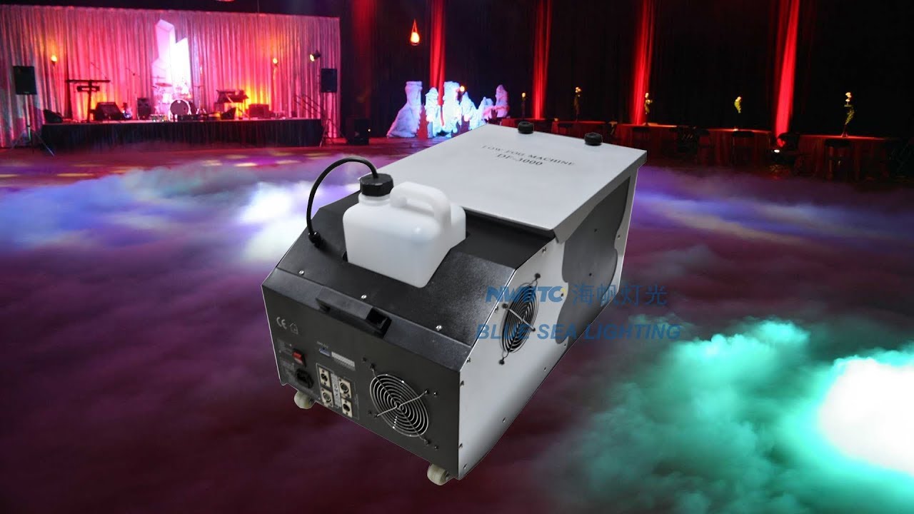 NWIITC BLUESEALIGHTING Wedding party 3000w smoke 3000w Low Lying Fog Machine