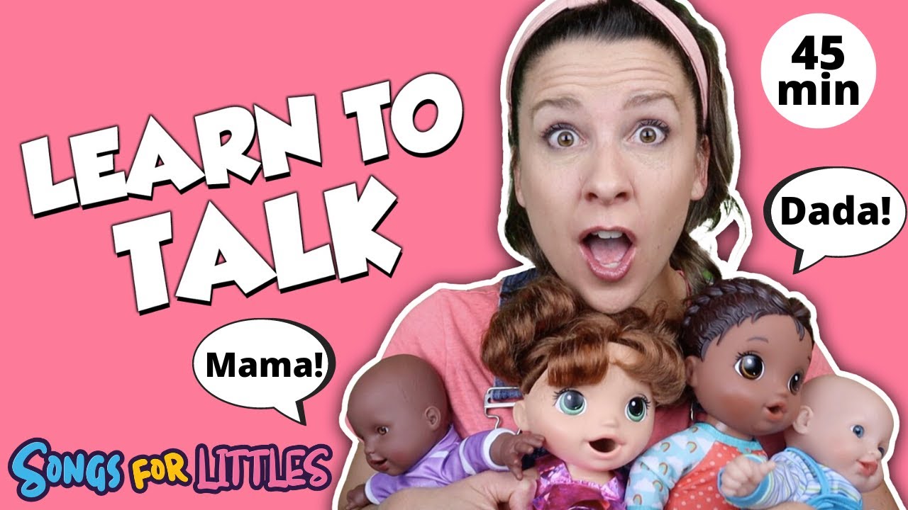 Learn To Talk with Ms Rachel - Help Take Care of Dolls - Speech, Baby Sign  - Doll turn into baby 